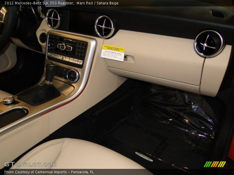 Mars Red / Sahara Beige 2012 Mercedes-Benz SLK 350 Roadster