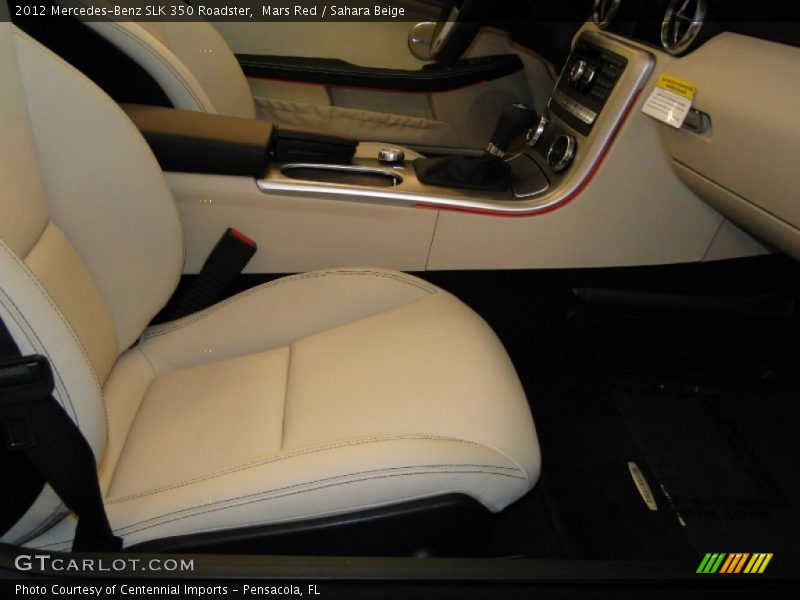Mars Red / Sahara Beige 2012 Mercedes-Benz SLK 350 Roadster