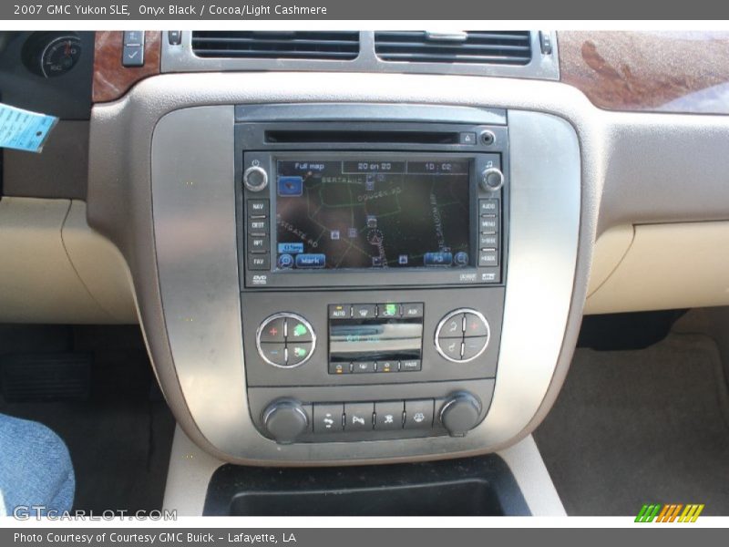 Onyx Black / Cocoa/Light Cashmere 2007 GMC Yukon SLE