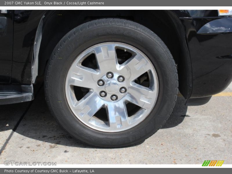 Onyx Black / Cocoa/Light Cashmere 2007 GMC Yukon SLE