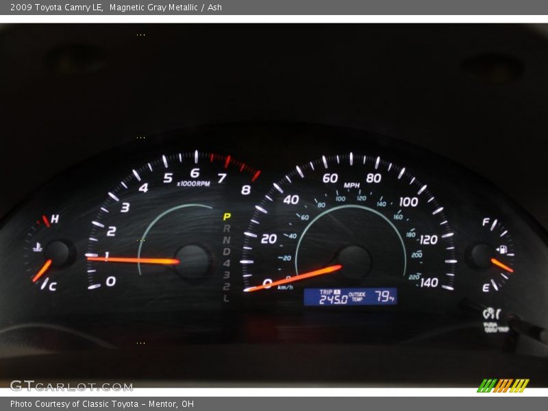 Magnetic Gray Metallic / Ash 2009 Toyota Camry LE