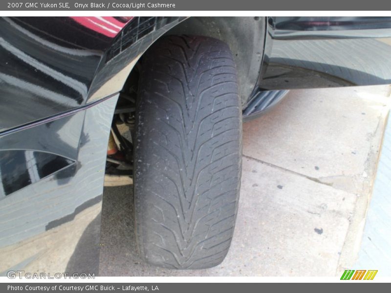 Onyx Black / Cocoa/Light Cashmere 2007 GMC Yukon SLE