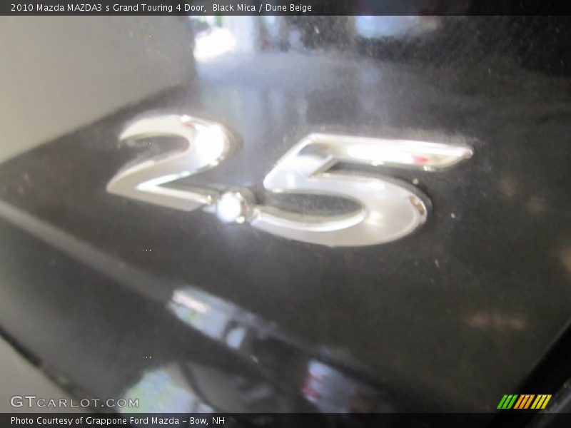 Black Mica / Dune Beige 2010 Mazda MAZDA3 s Grand Touring 4 Door