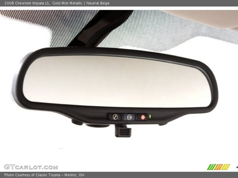 Gold Mist Metallic / Neutral Beige 2008 Chevrolet Impala LS