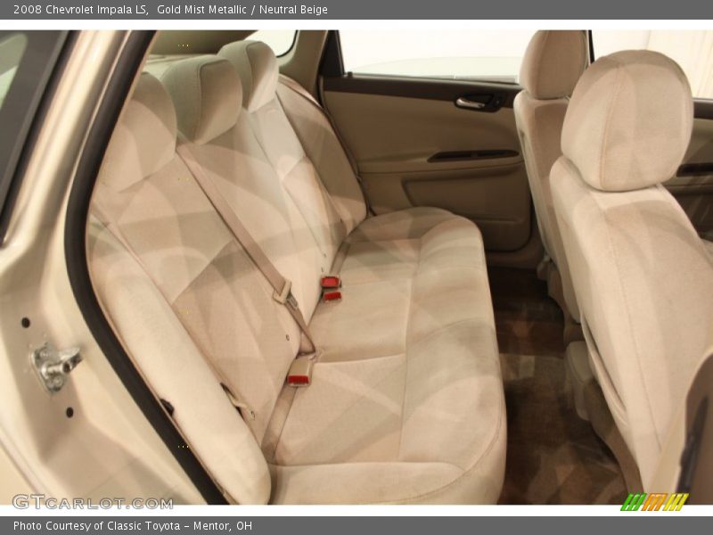 Gold Mist Metallic / Neutral Beige 2008 Chevrolet Impala LS