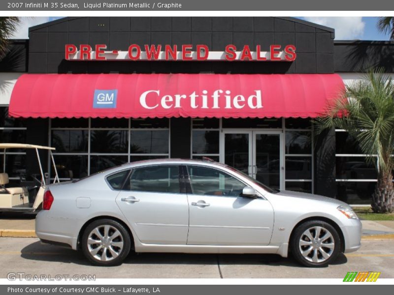 Liquid Platinum Metallic / Graphite 2007 Infiniti M 35 Sedan
