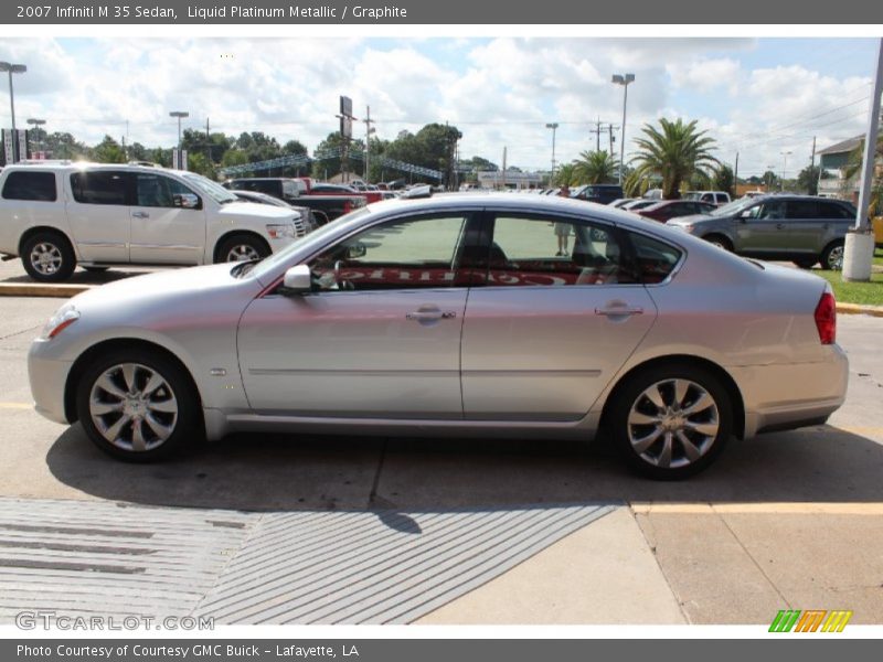 Liquid Platinum Metallic / Graphite 2007 Infiniti M 35 Sedan