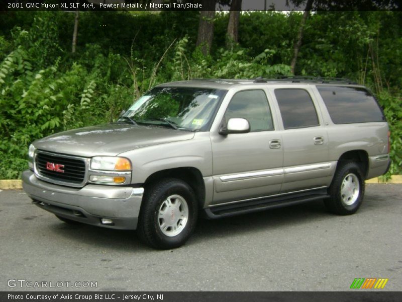 Pewter Metallic / Neutral Tan/Shale 2001 GMC Yukon XL SLT 4x4