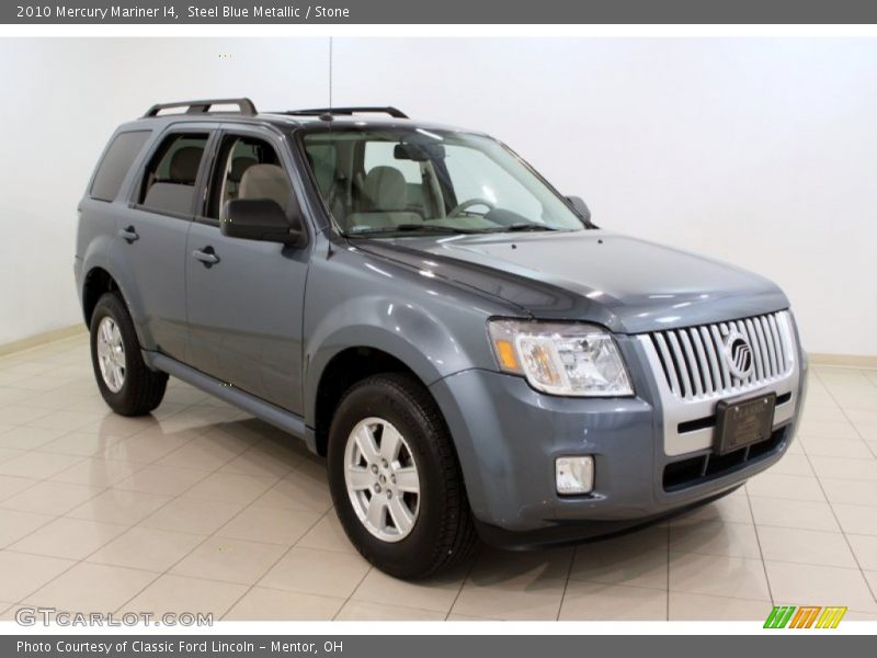 Steel Blue Metallic / Stone 2010 Mercury Mariner I4