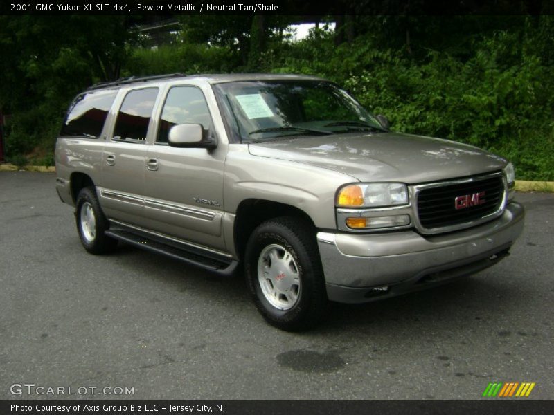 Pewter Metallic / Neutral Tan/Shale 2001 GMC Yukon XL SLT 4x4