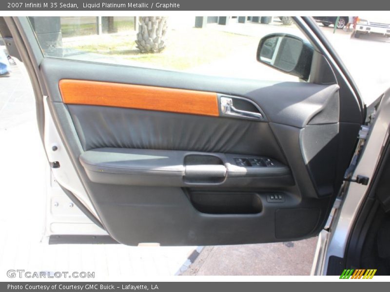 Liquid Platinum Metallic / Graphite 2007 Infiniti M 35 Sedan