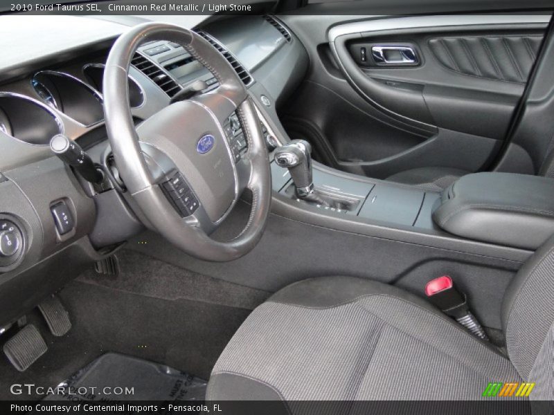 Cinnamon Red Metallic / Light Stone 2010 Ford Taurus SEL
