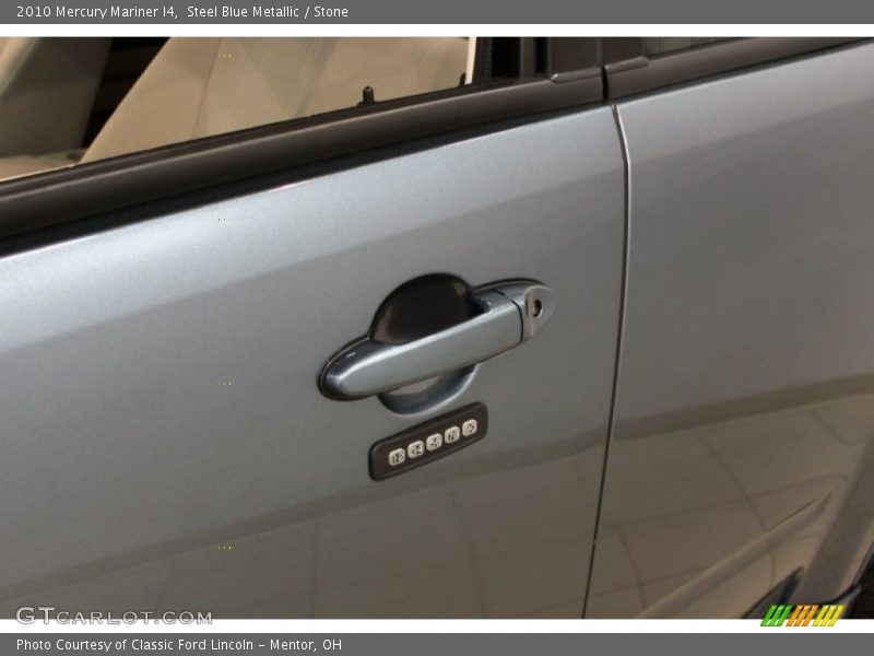 Steel Blue Metallic / Stone 2010 Mercury Mariner I4