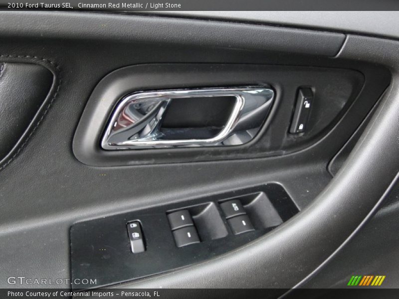 Cinnamon Red Metallic / Light Stone 2010 Ford Taurus SEL