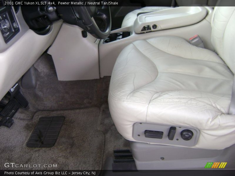 Pewter Metallic / Neutral Tan/Shale 2001 GMC Yukon XL SLT 4x4
