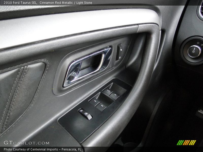 Cinnamon Red Metallic / Light Stone 2010 Ford Taurus SEL