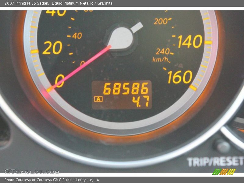 Liquid Platinum Metallic / Graphite 2007 Infiniti M 35 Sedan