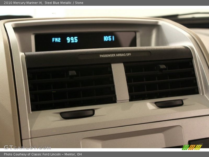 Steel Blue Metallic / Stone 2010 Mercury Mariner I4