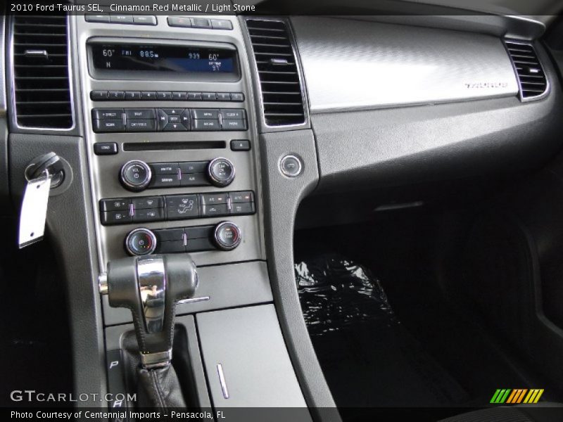 Cinnamon Red Metallic / Light Stone 2010 Ford Taurus SEL