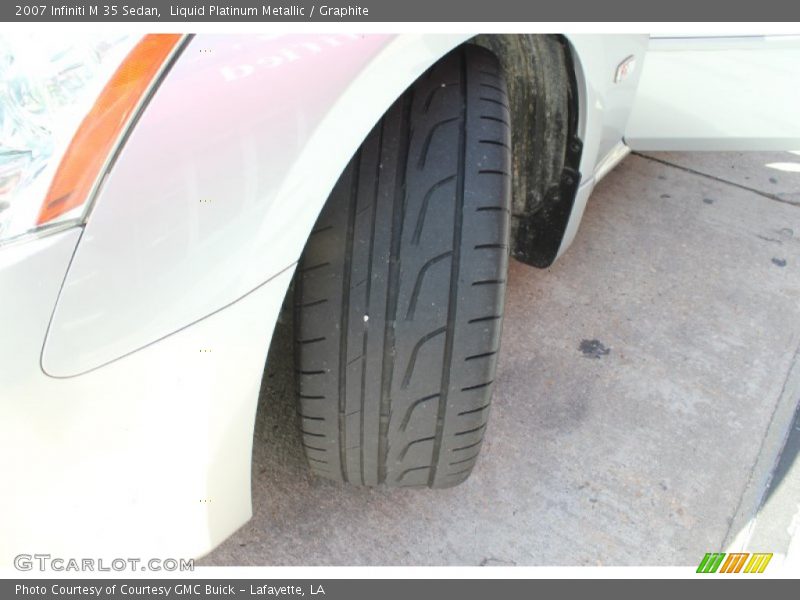 Liquid Platinum Metallic / Graphite 2007 Infiniti M 35 Sedan