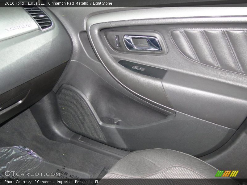 Cinnamon Red Metallic / Light Stone 2010 Ford Taurus SEL