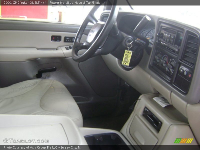 Pewter Metallic / Neutral Tan/Shale 2001 GMC Yukon XL SLT 4x4