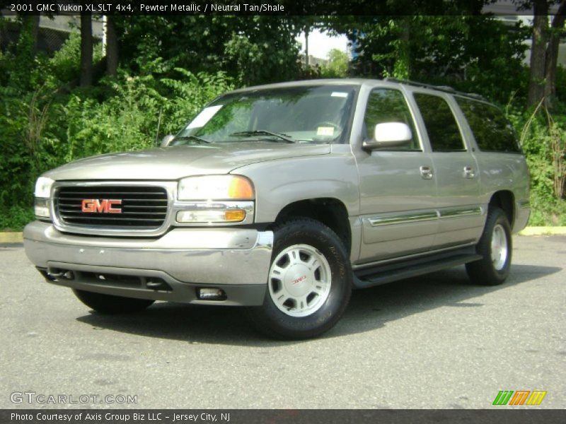 Pewter Metallic / Neutral Tan/Shale 2001 GMC Yukon XL SLT 4x4