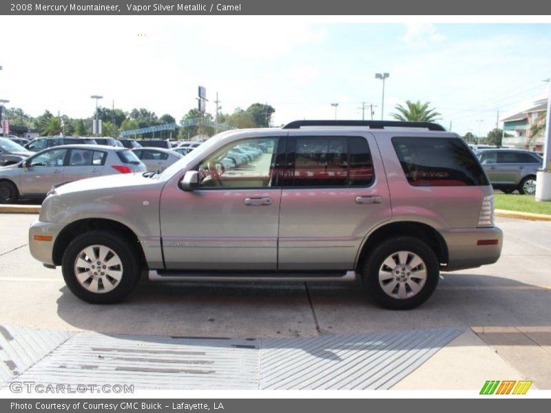 Vapor Silver Metallic / Camel 2008 Mercury Mountaineer