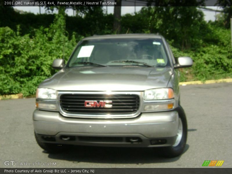 Pewter Metallic / Neutral Tan/Shale 2001 GMC Yukon XL SLT 4x4