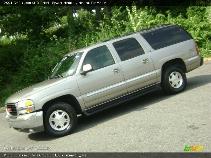 Pewter Metallic / Neutral Tan/Shale 2001 GMC Yukon XL SLT 4x4
