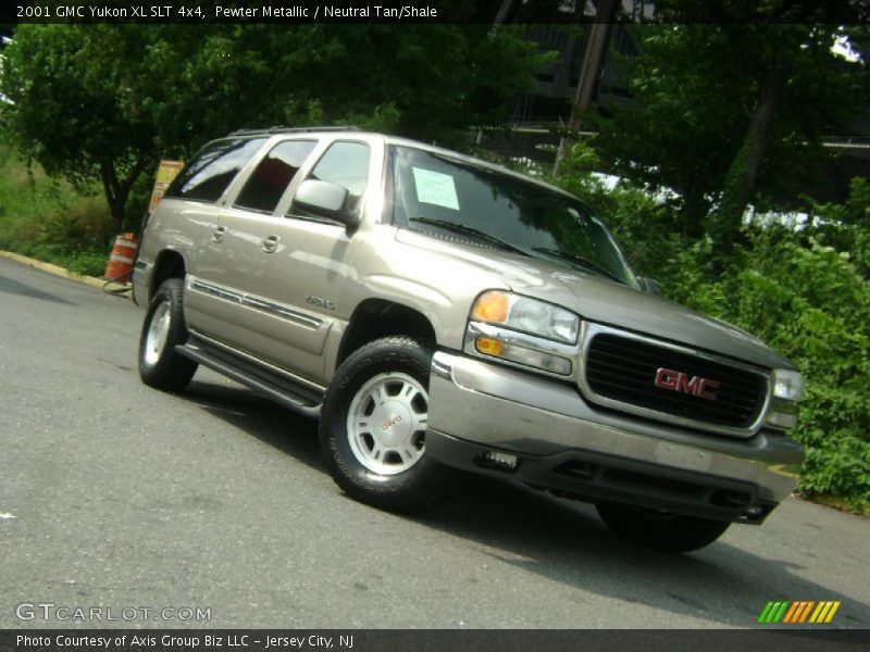 Pewter Metallic / Neutral Tan/Shale 2001 GMC Yukon XL SLT 4x4
