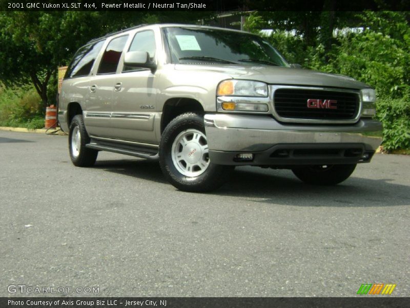 Pewter Metallic / Neutral Tan/Shale 2001 GMC Yukon XL SLT 4x4