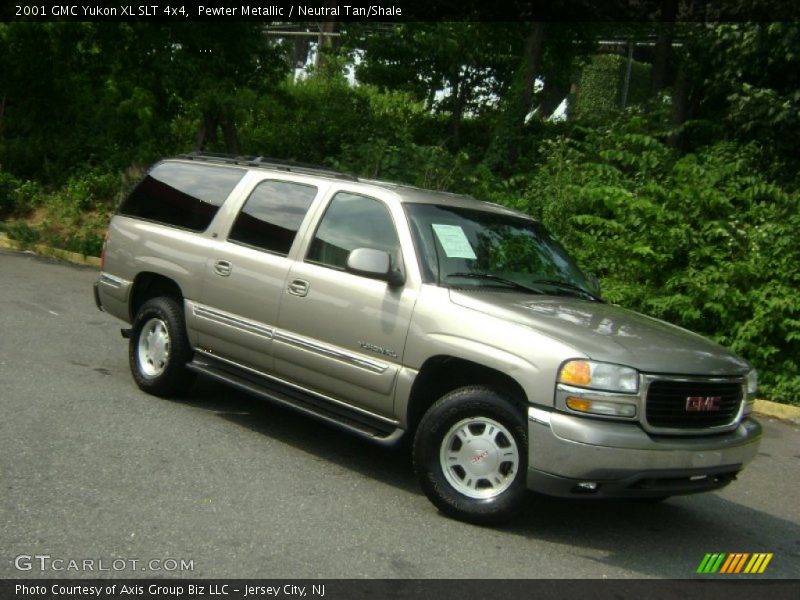 Pewter Metallic / Neutral Tan/Shale 2001 GMC Yukon XL SLT 4x4