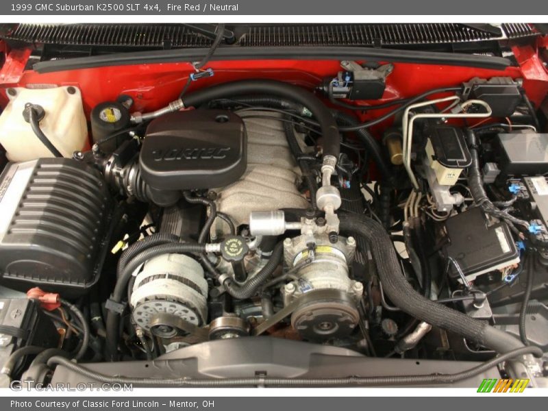 Fire Red / Neutral 1999 GMC Suburban K2500 SLT 4x4