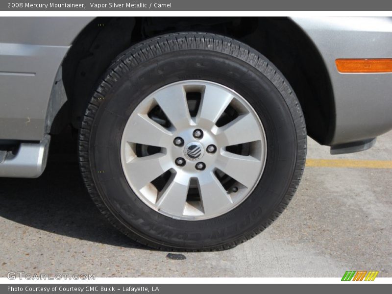 Vapor Silver Metallic / Camel 2008 Mercury Mountaineer