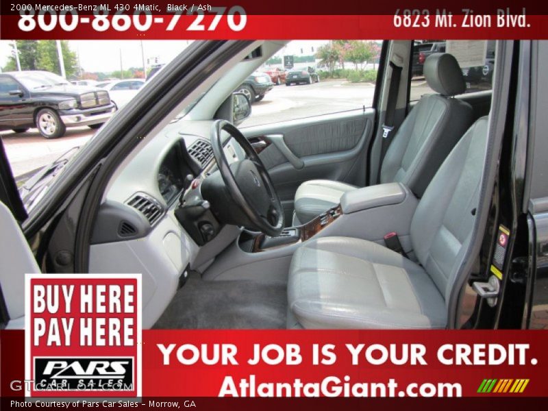 Black / Ash 2000 Mercedes-Benz ML 430 4Matic