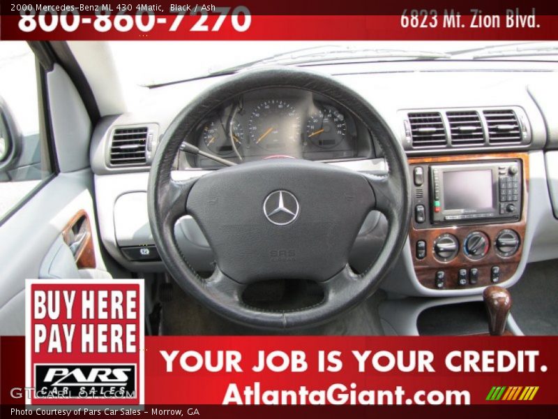 Black / Ash 2000 Mercedes-Benz ML 430 4Matic