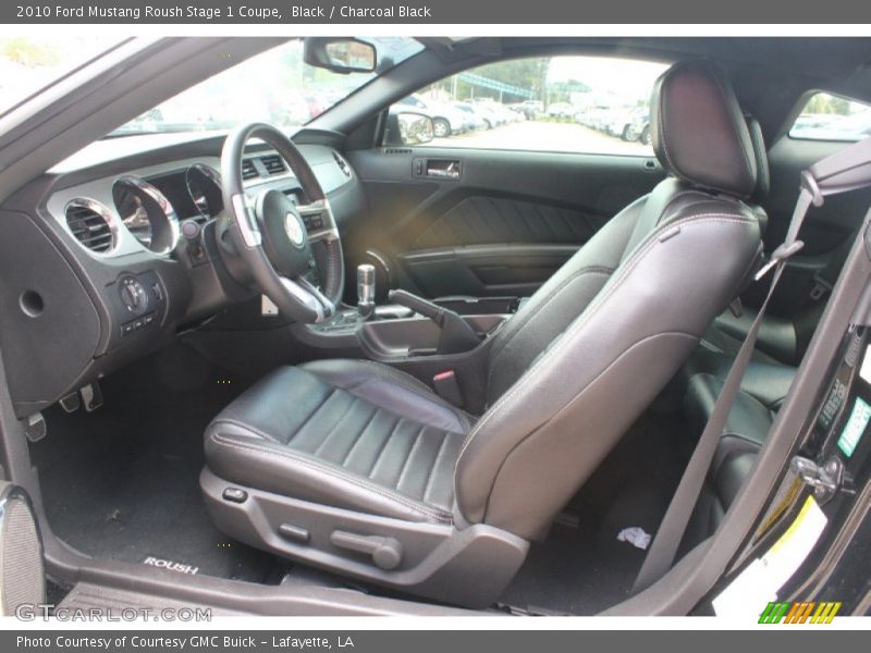  2010 Mustang Roush Stage 1 Coupe Charcoal Black Interior