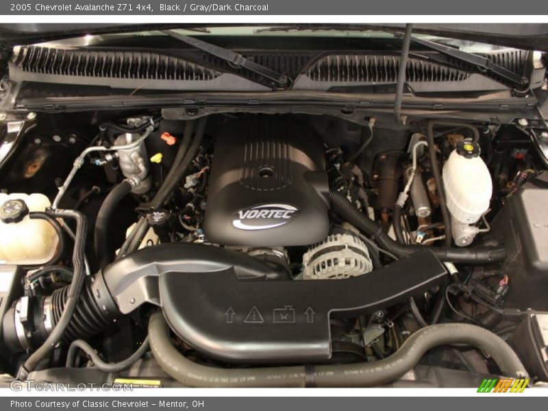 Black / Gray/Dark Charcoal 2005 Chevrolet Avalanche Z71 4x4