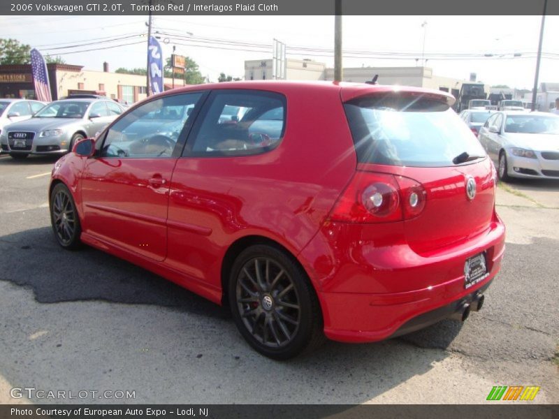 Tornado Red / Interlagos Plaid Cloth 2006 Volkswagen GTI 2.0T