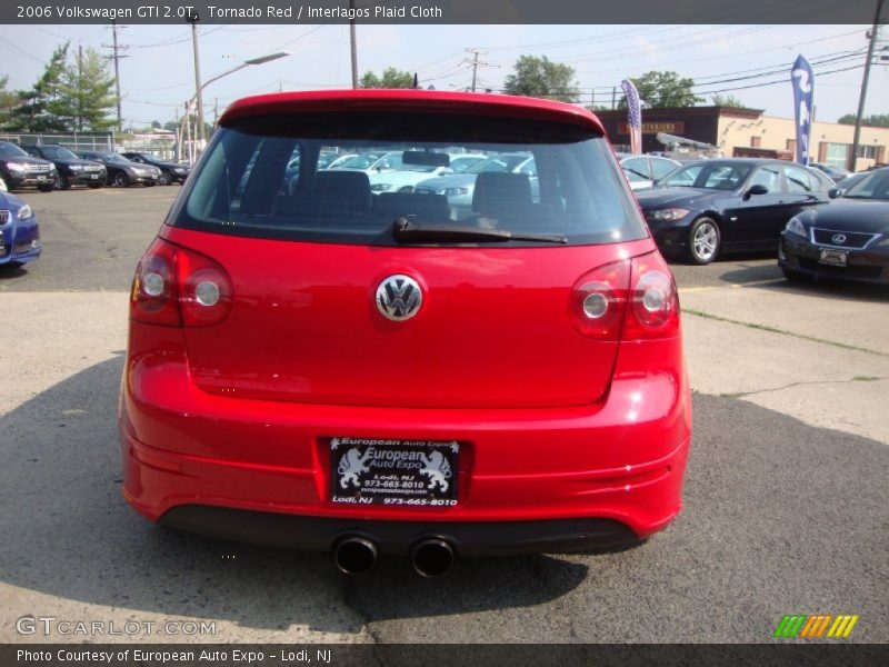 Tornado Red / Interlagos Plaid Cloth 2006 Volkswagen GTI 2.0T