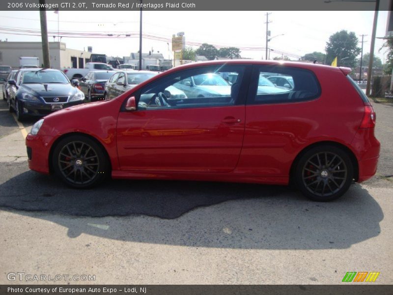 Tornado Red / Interlagos Plaid Cloth 2006 Volkswagen GTI 2.0T