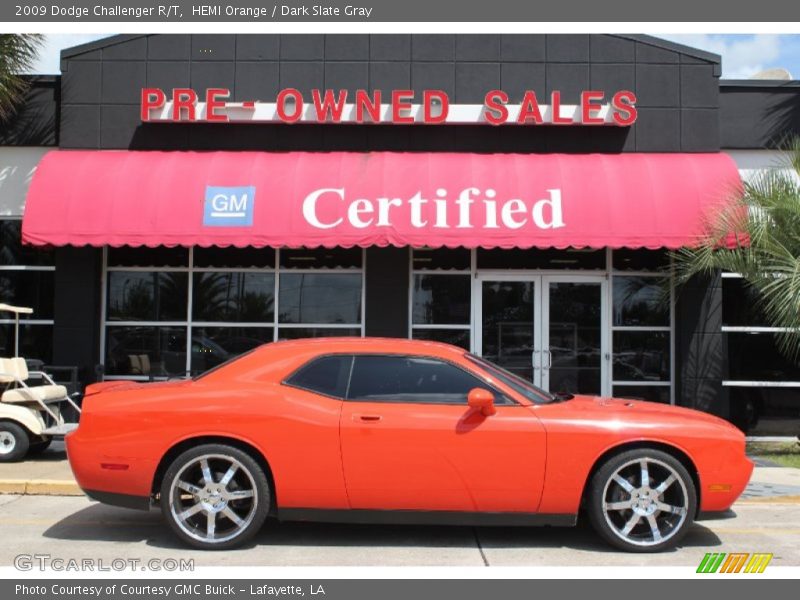HEMI Orange / Dark Slate Gray 2009 Dodge Challenger R/T