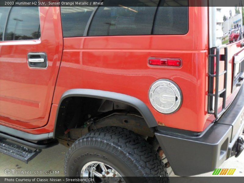 Sunset Orange Metallic / Wheat 2003 Hummer H2 SUV