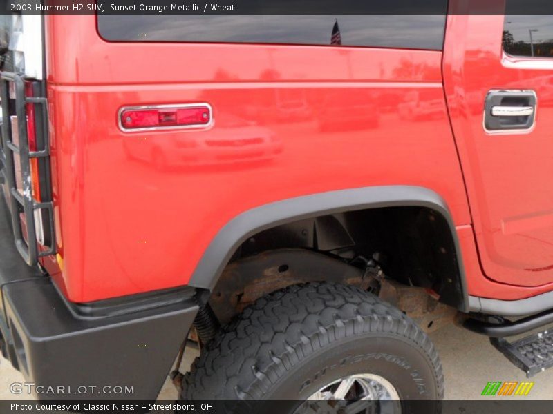 Sunset Orange Metallic / Wheat 2003 Hummer H2 SUV