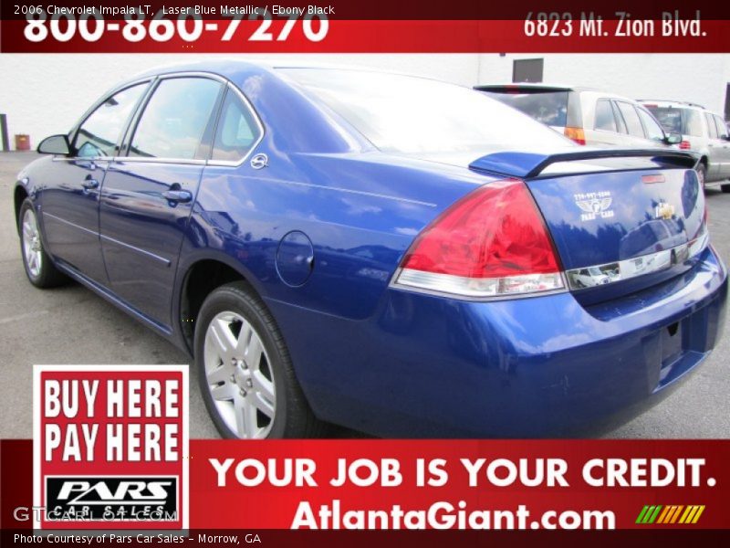 Laser Blue Metallic / Ebony Black 2006 Chevrolet Impala LT