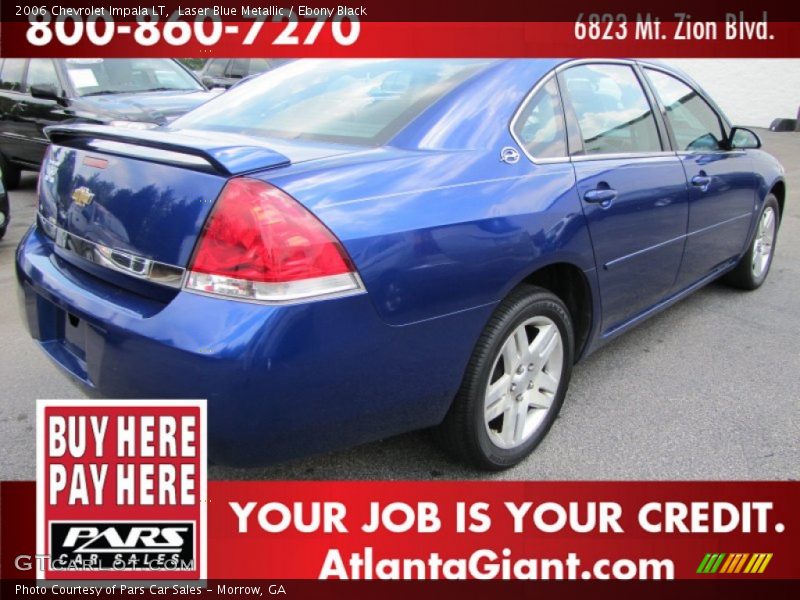 Laser Blue Metallic / Ebony Black 2006 Chevrolet Impala LT