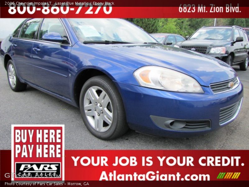 Laser Blue Metallic / Ebony Black 2006 Chevrolet Impala LT