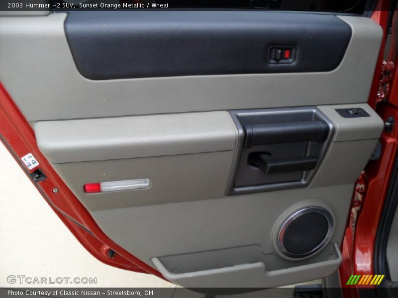 Sunset Orange Metallic / Wheat 2003 Hummer H2 SUV