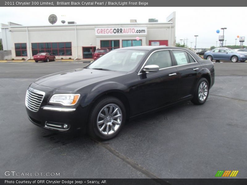 Brilliant Black Crystal Pearl / Black/Light Frost Beige 2011 Chrysler 300 Limited